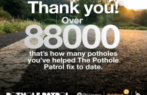 Dialdirect and Discovery thank people for their support of ‘The Pothole Patrol’