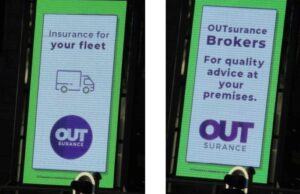 OUTsurance promotes its broker expertise for various businesses