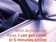 Absa promotes its car insurance that rewards people for driving well
