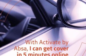 Absa promotes its car insurance that rewards people for driving well